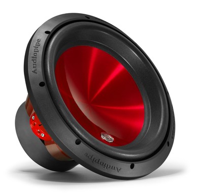 12 Inch 800 Watts Dual 4 Ohms Eye Candy Red Subwoofer tXX-APD-12RD Audiopipe