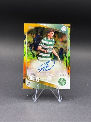 Arne Engels 2025-26 Topps UCC BA-AN Autograph Gold Inferno /50