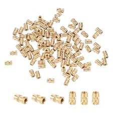 50 Pcs Brass Threaded Insert M1.7x4x2.5 mm for Plastic Components