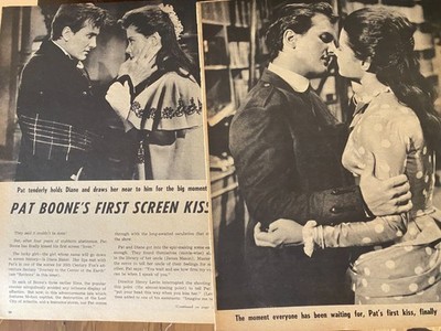 Pat Boone, Two Page Vintage Clipping, aa