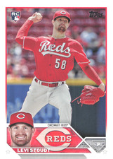 2023 Topps Update Series - Levi Stoudt #US149 (RC) Reds