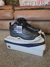 FILA Grant Hill 2 Black 96 Shoes Vintage OG 1996 W/Tag/Box/OG Paper VG/EX RARE