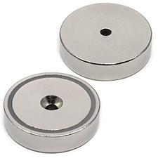   Powerful Neodymium Cup Magnet 150 Lb Pulling Power 1.89" Diameter X 1/2  Thick