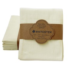 WHITESTEM Flour Sack Towels  Tea Towel for Crafts Kitchen Dish Cotton Blank To