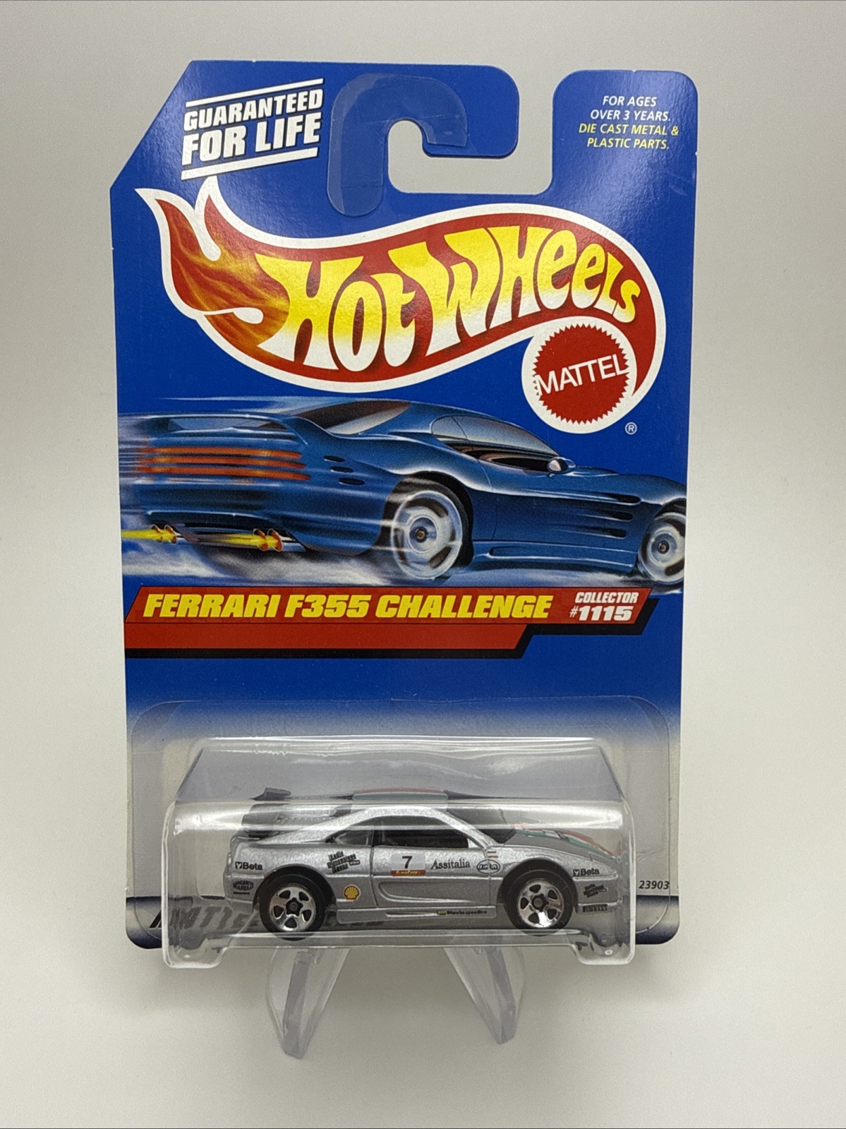 Hot Wheels Ferrari F355 Challenge New/Sealed w/ Protective Case - 1998 Mattel