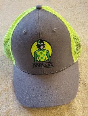Donegal Racing Hat Neon Yellow Gray