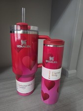 Stanley Rouge Heart Gradient Bundle 40 oz Quencher 16 Aero Light SHIPS TODAY NEW
