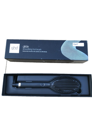 ghd Glide Professional Hot Brush Schwarz Haarstyling Keramik Glättender Styler