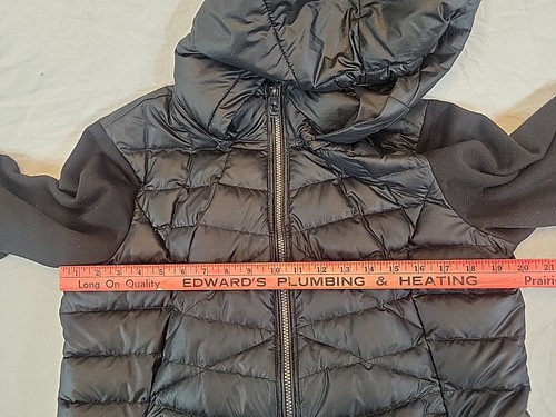 Michael Kors Black Packable Down Filled Jacket Women's Large - Picture 3 of 16