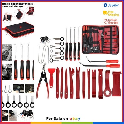 Auto Trim Removal Tool Set 41 Piece Car Panel Clip Pliers Upholstery Kit