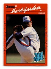 Mark Gardner RC Rookie 1990 Donruss #40b Montreal Expos NM-MINT