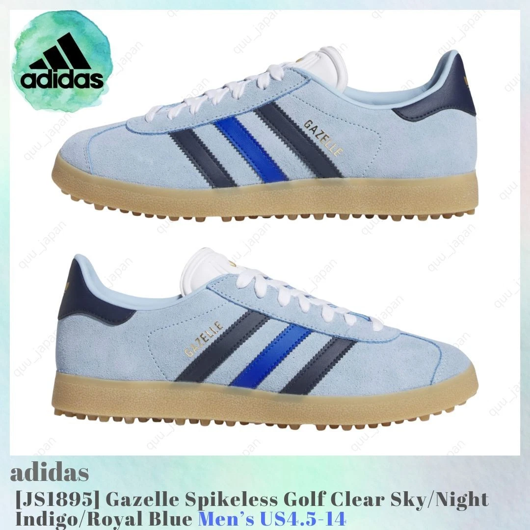 Adidas Gazelle Spikeless Golf Clear Sky Night Indigo for  display picture 3