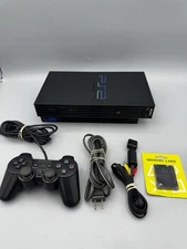 Sony Playstation 2 Fat Console - SCPH-50001 - Black - PS2 - TESTED READ