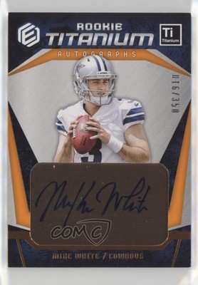 2018 Panini Elements Rookie Titanium Copper /350 Mike White #RTA-18 Auto RC 8k4