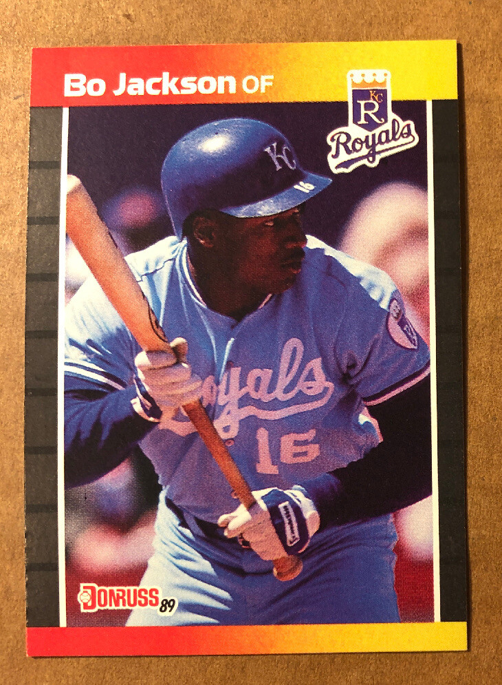 Bo Jackson 1989 Donruss Card #208, MINT (BIGJ’S) Kansas City Royals