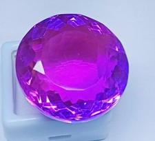 Bi-Color Huge Size Tourmaline EGL Certified 82-84 Ct Natural Round Cut Gemstone