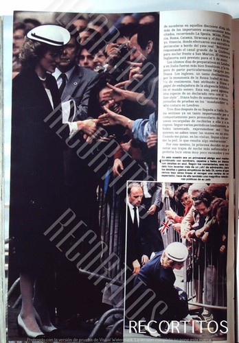CLIPPINGS LADY DI DIANA DE GALES - Picture 3 of 6