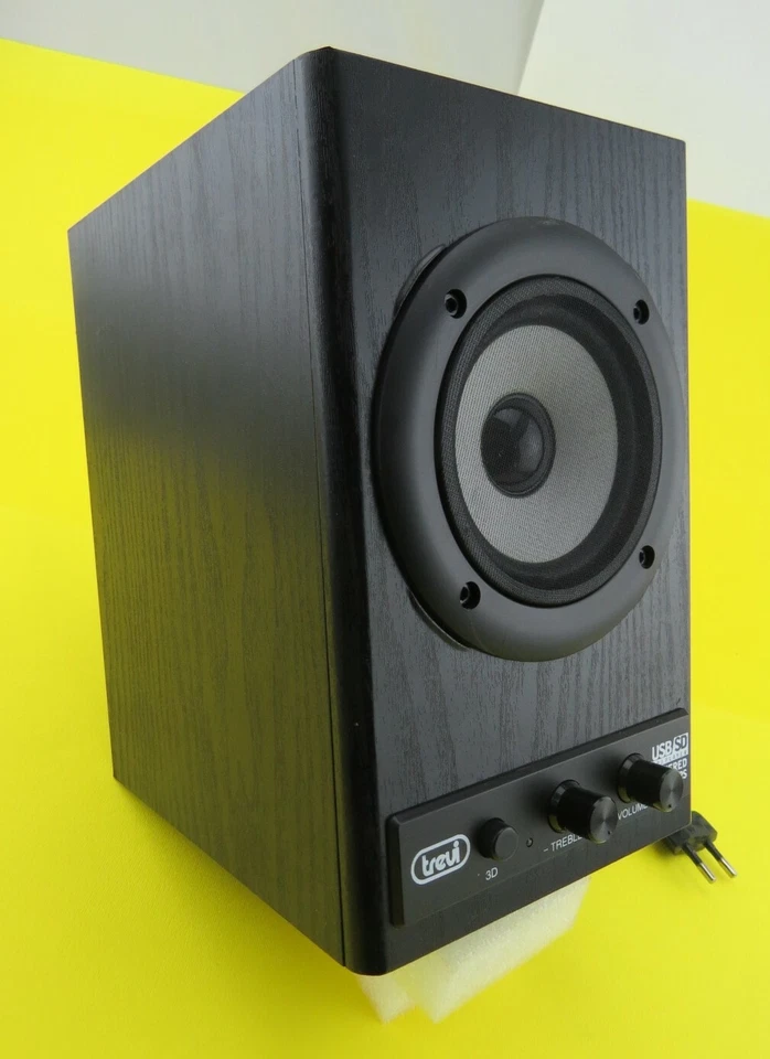 ALTOPARLANTI AMPLIFICATI 2vie-60w TREVI AVX560USB con lettore USB/SD incorporato - Immagine 2 di 4