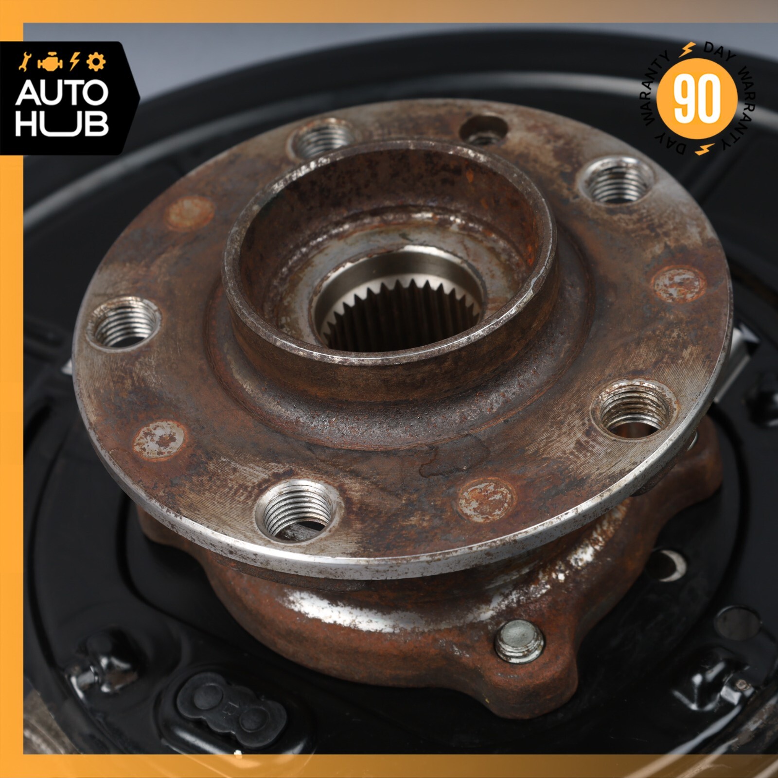 14-17 Maserati Ghibli M157 Rear Right Passenger Side Spindle Knuckle Hub OEM 51k
