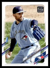 2021 Topps Update  David Phelps #US179 Toronto Blue Jays Baseball Card