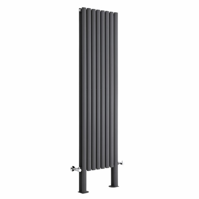 Vertical Designer Radiator Oval Column Tall Upright Central Heating