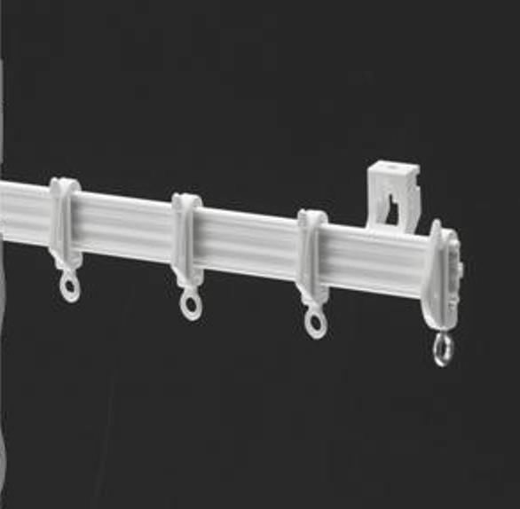 HARRISON DRAPE® White Drape Aluminium Curtain Track, White, eBay