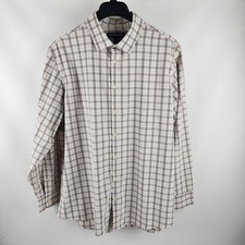 Mizzen  Main Shirt Mens XL Multi Check Leeward Classic Button Up