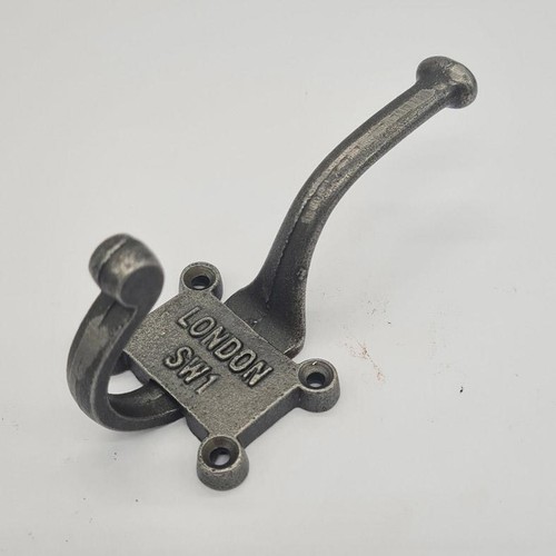 Antique Style Cast Iron Coat Hook LONDON SW1 - Picture 4 of 5