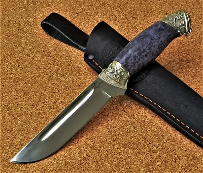 Elmax ROSTFREI Outdoor Jagd Messer Nazarov Knives Russland Handarbeit HRC62 Боец - Bild 1 von 4