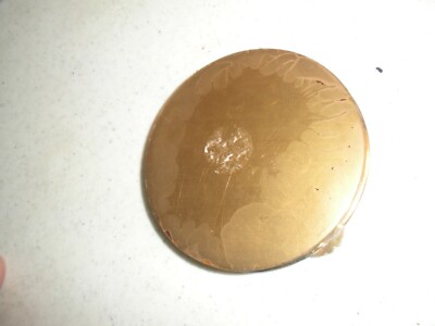 Vintage Mini- Make-up Compact Evening In Bourjois Rouge & Applicator 1 1/2 '' 