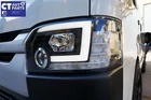 DRL LED Projector Headlights Dynamic Indicator for 14-18 Toyota Hiace Van