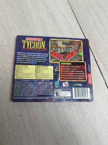 Monopoly Tycoon PC CD-ROM 2001 Disc & Case - Very Nice - Picture 2 of 5