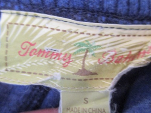 Tommy Bahama Mens Size S Navy blue half zip sweater - Picture 9 of 9