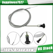 8ft. Universal Control Push Pull Throttle Choke Cable for 60122 Tractor Mower