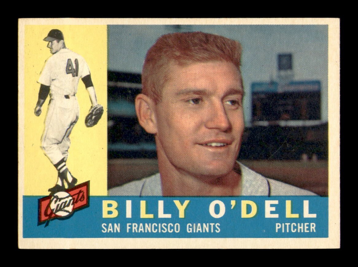 1960 Topps #303 Billy O'Dell NM-MT Baseball Card OBGcards