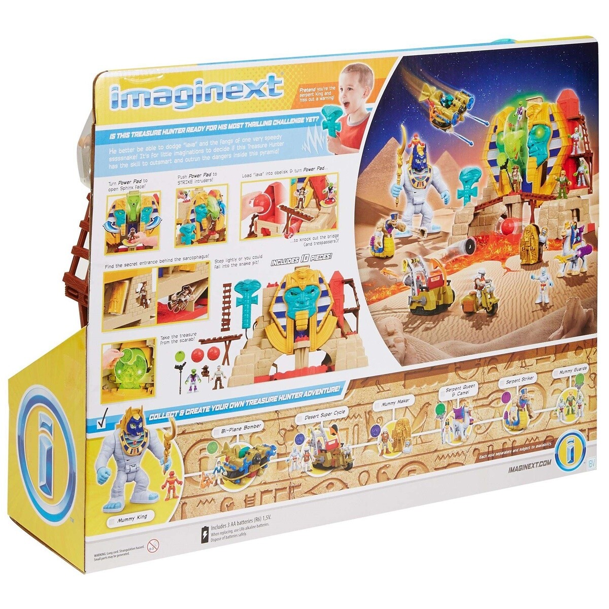 imaginext serpent strike pyramid