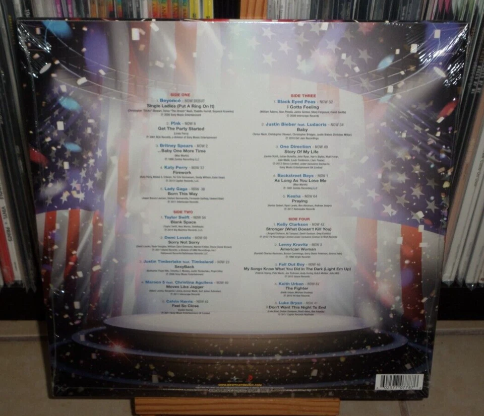 NOW THAT'S WHAT I CALL MUSIC 20TH ANNIVERSARY VOL 1 BLUE/RED LP BACKSTREET BOYS - Image 2 of 4