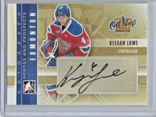 Keegan Lowe 2011/12 In the Game Heroes & Prospects Autograph