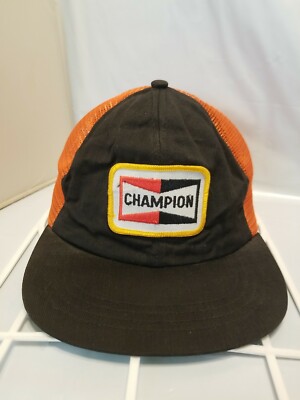 USA製 Champion Spark Plugs Hat DEADSTOCK 1960～70's 