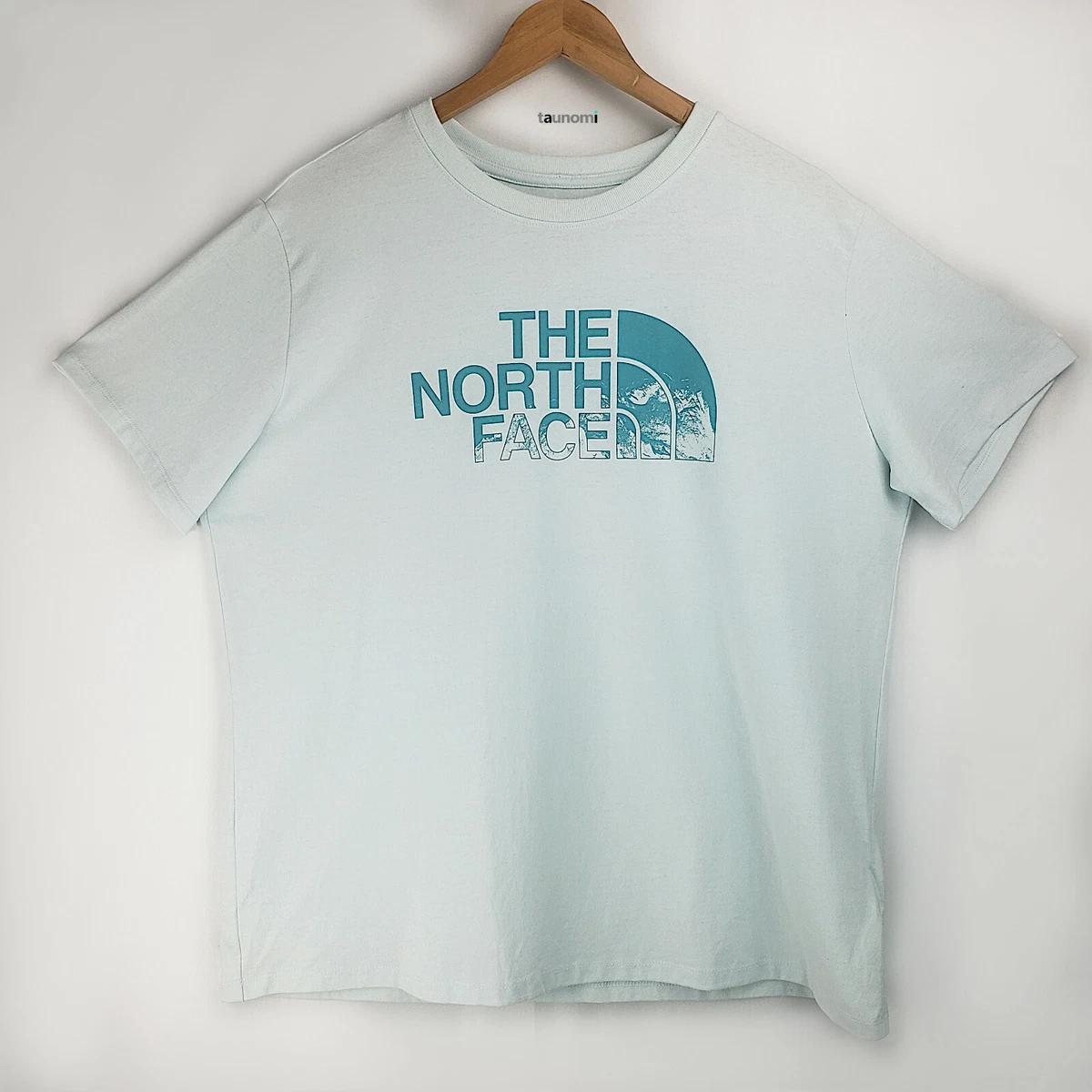 THE NORTH FACE Polar Glacier Logo Womens Blue T Shirt Tee Sz.XL XXL NWT
