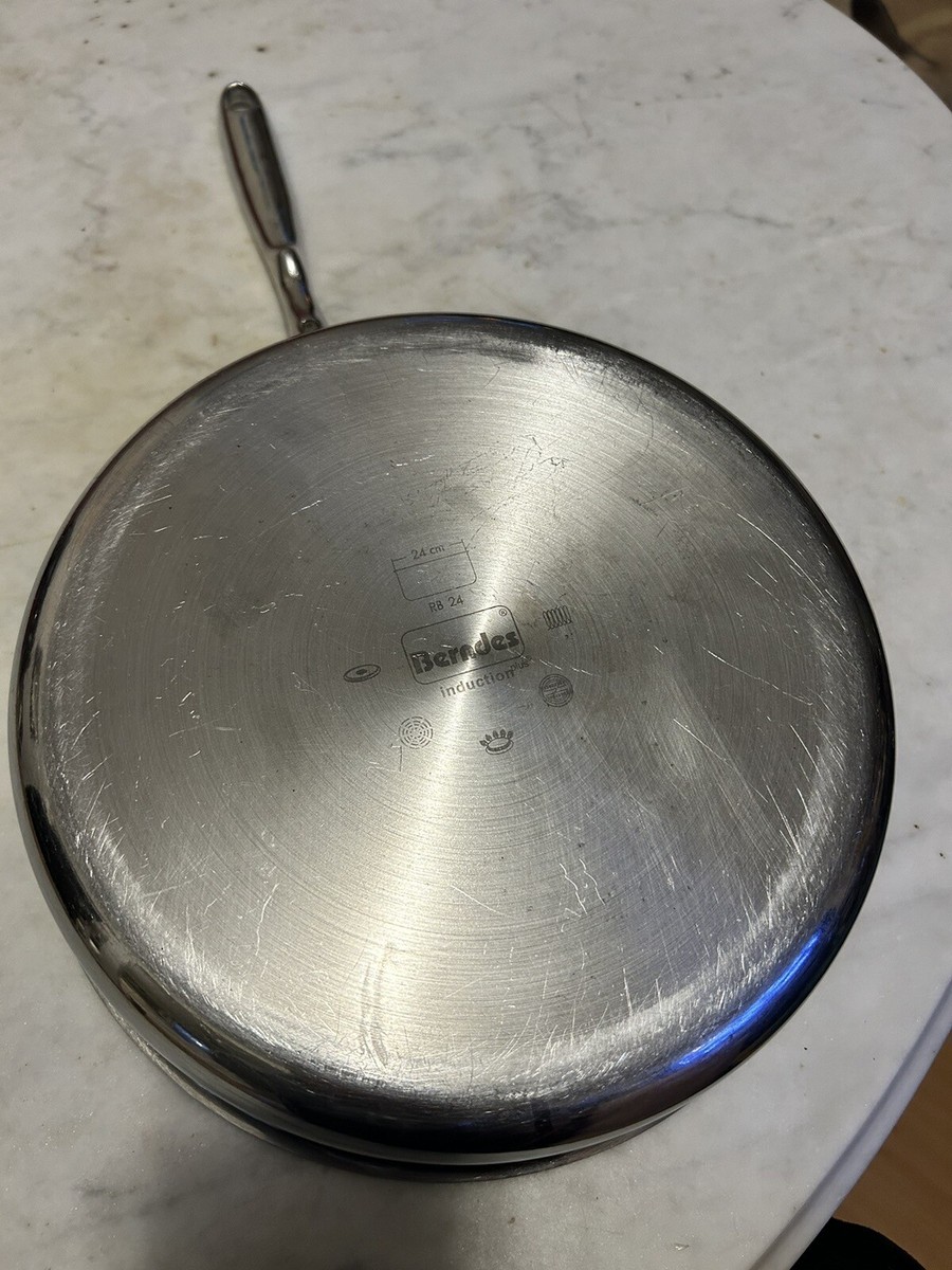 BERNDES RB24 Stainless Steel Induction 24 cm wide Deep Skillet