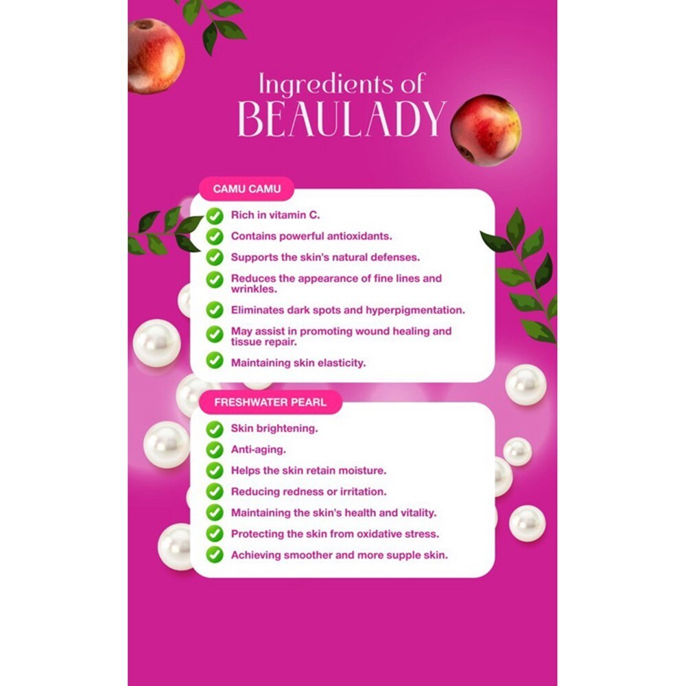 6 X Satin Skinz Beaulady Femmes – Complément Pueraria Mirifica, 60 Gélules, Soins Intimes – Neuf