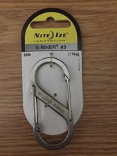 NITEIZE S-BINER  SB3-03-11 STAINLESS STEEL