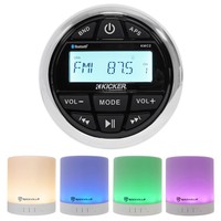 Kicker Kmc2 Gauge Hole Digital Media Bluetooth Receiver W/ Usb+lantern Speaker on sale Kicker Kmc2 Gauge Hole Digital Media Bluetooth Receiver W/ Usb+lantern Speaker on sale