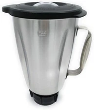 Blendin 6 Cup Stainless Steel Jar Set with Handle,Compatible with Oster Blenders