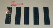 LEGO NEW 2x8 Dark Blue Plate (5x) 6027627 Brick 3034