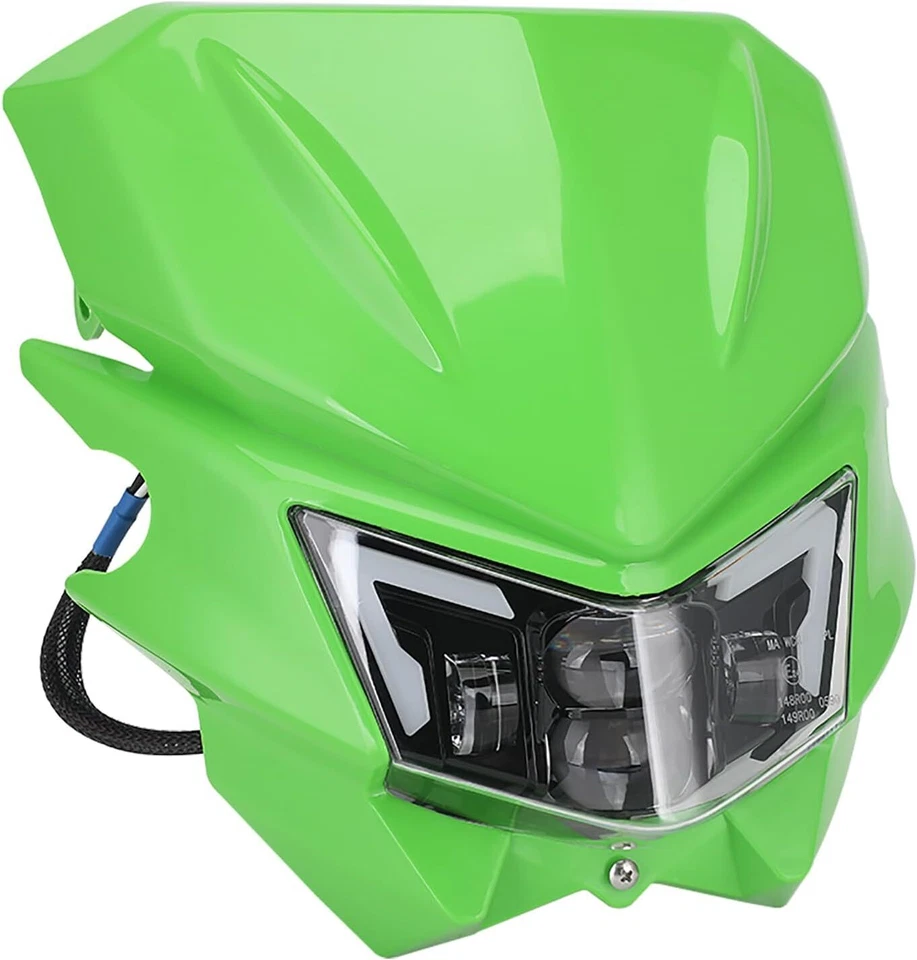 Faro LED con carenado para Kawasaki KX250 KX450 KLX230 KLX300 KX450F KX250F Foto 4 de 4