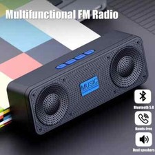 Speakers Computer USB PC Radio Fm Subwoofer Bluetooth Smart