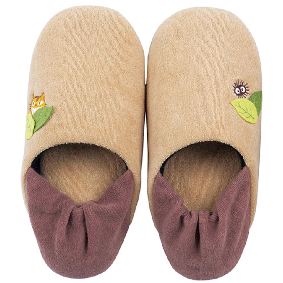 My Neighbor Totoro Slipper ( Walking Cat Bus ) Beige Room Shoes Studio Ghibli - Image 3 of 4