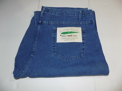 42 X 31 SLY FOX FEATHER WEIGHT 5 POCKET JEANS NWT